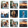 Square Photo Magnet - 2 x 2” - set of 9
